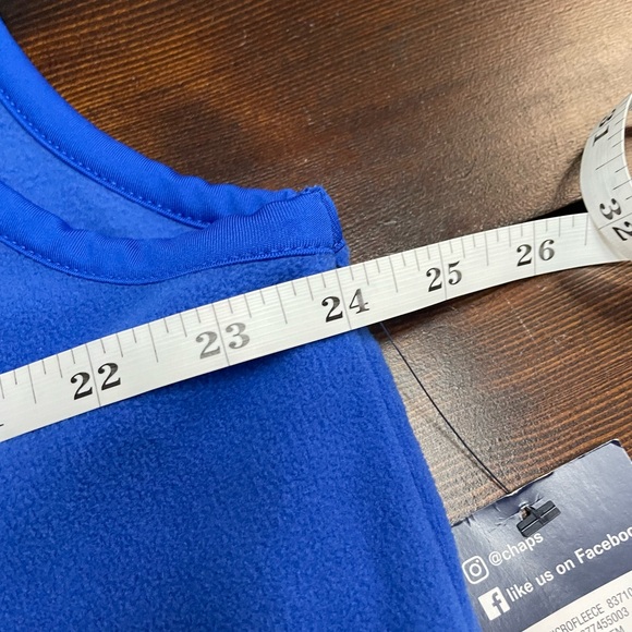 Chaps Men's Sleeveless Fleece Vest Full Zip XL - Picture 9 of 13